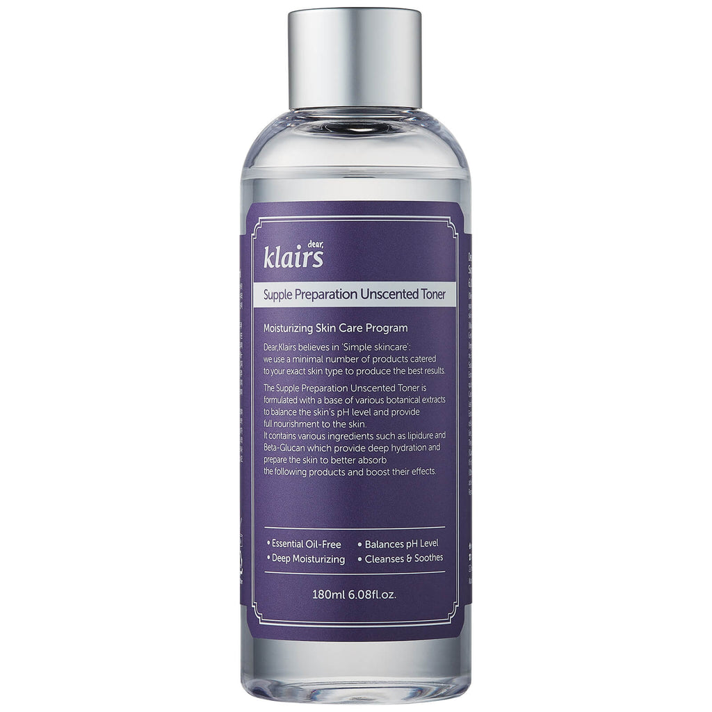 Toner sem perfume para preparação flexível