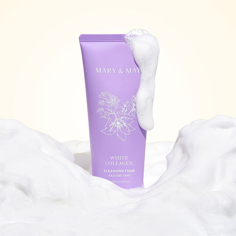 White Collagen Cleansing Foam