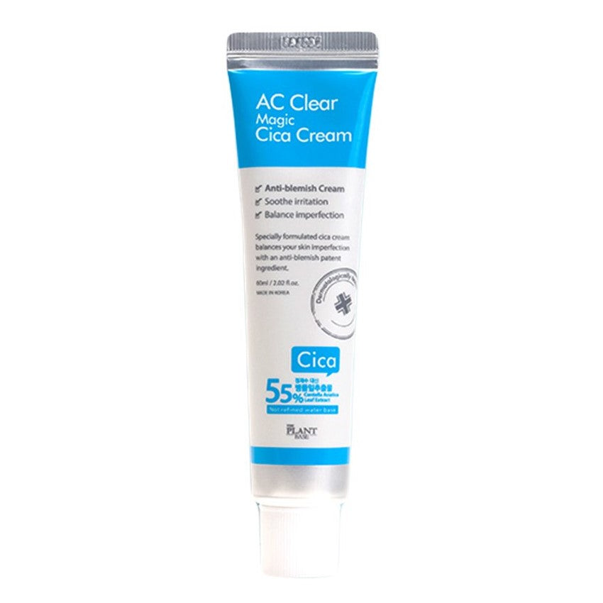 The Plant Base AC Clear Magic CICA Cream - Korean-Skincare