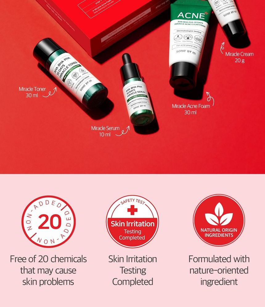 Some By Mi 30 Days Miracle AC SOS Kit - Korean-Skincare
