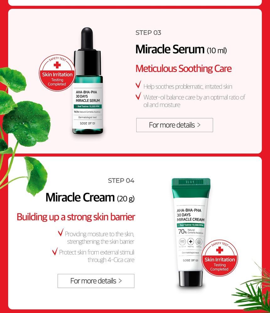 Some By Mi 30 Days Miracle AC SOS Kit - Korean-Skincare