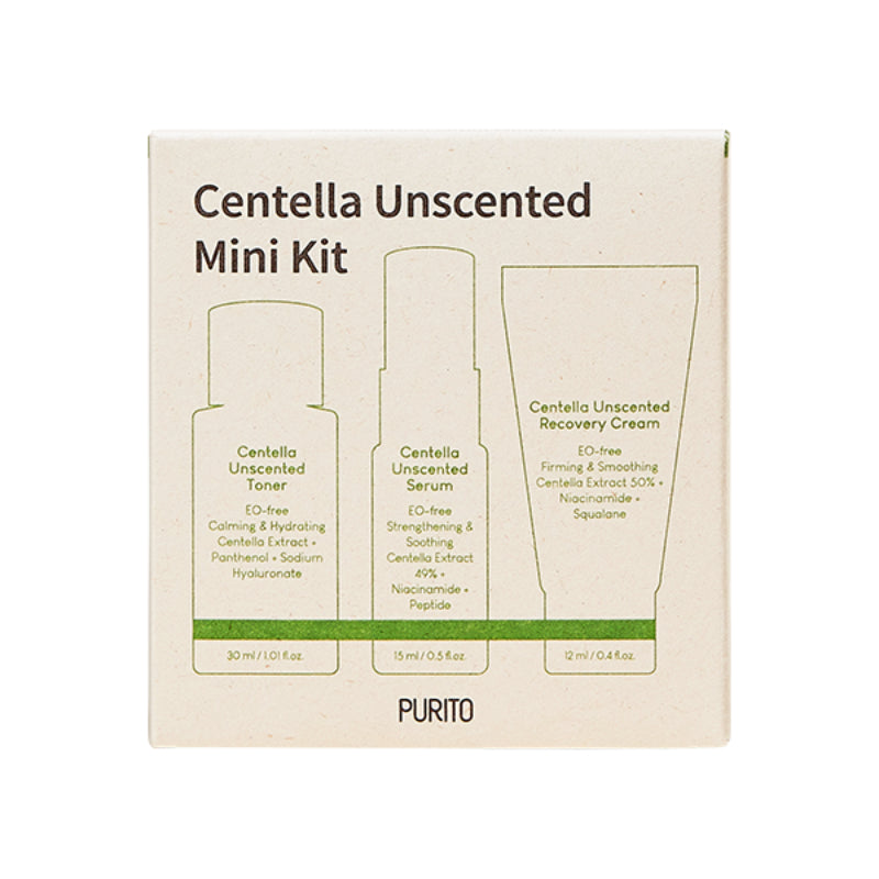  Centella Unscented Mini Kit - Korean-Skincare