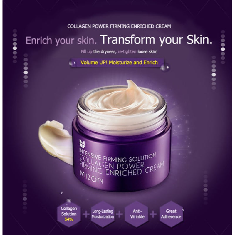 Mizon Collagen Power Firming Enriched Cream - Korean-Skincare
