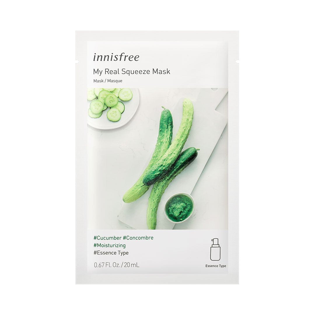 Innisfree My Real Squeeze Mask - Korean-Skincare
