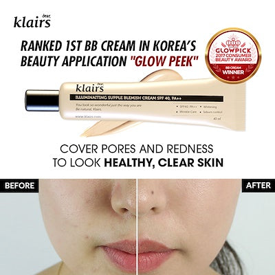 Klairs Illuminating Supple Blemish Cream SPF40++ - Korean-Skincare