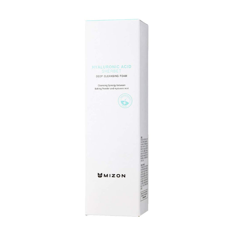 Mizon Hyaluronic Acid Sherbet Deep Cleansing Foam - Korean-Skincare
