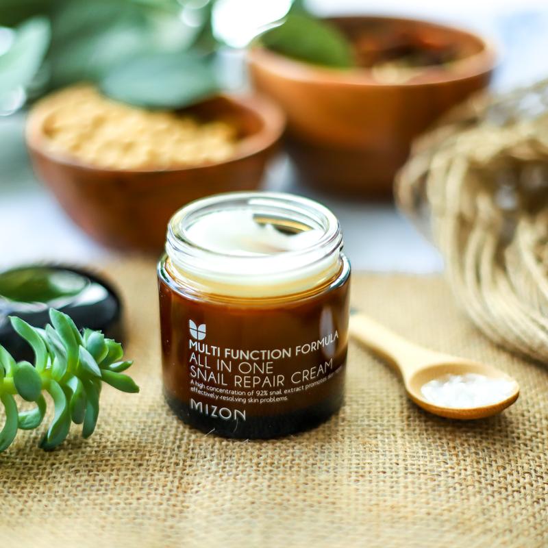 Mizon All In One Snail Repair Cream - Korean-Skincare
