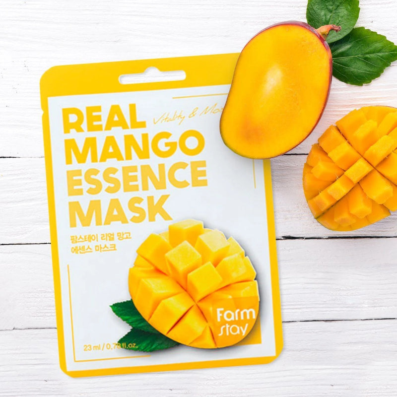 Farm Stay Real Mango Essence Mask - Korean-Skincare