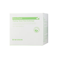 Mizon Pore Fresh Peeling Toner Pad (Calming) - Korean-Skincare