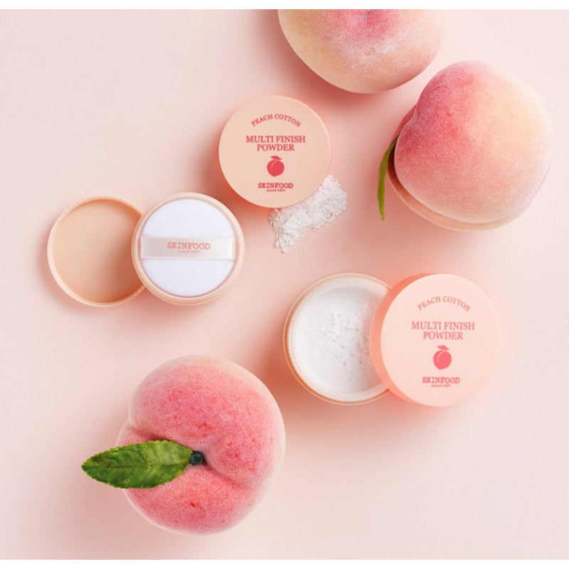 Skinfood Peach Cotton Multi Finish Powder - Korean-Skincare